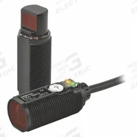 OMRON Photoelectric Sensor: M18 Threaded, Non-Terminated Cable, 10-30V DC, PNP (MPN E3FA-DP122M). Key specifications — Brand: OMRON; Electrical Connection: Bare Wire; Manufacturer Part Number: E3FA-DP122M; Body Material: Plastic; DC Supply Voltage Rating: 10-30V DC; Series: E3FA; Electrical Installation Type: Prewired Cable; Nominal Sensor Diameter: M18 Threaded.
