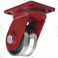 HAMILTON Plate Caster: Swivel, Steel, 6 in Wheel Dia, 3 in Wheel Wd, 8 1/2 in Mounting Ht, Concrete (MPN S-EPSD-63FVH). Key specifications — attr1100373: HAMILTON.