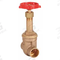 MILWAUKEE VALVE Gate Valve: 2 in, Bronze, Rising, Sweat x Sweat, 200 psi Max. Pressure (CWP), Wheel (MPN 149 2). Key specifications — Wedge Material: Bronze; Brand: MILWAUKEE VALVE; Bonnet Material: Bronze.