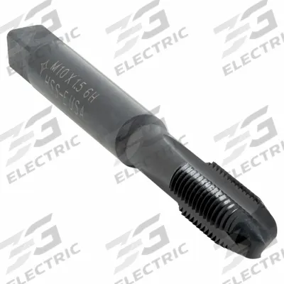 CLEVELAND Spiral Point Tap: M10x1.5 Metric, 6H, 3 Flute, Plug Chamfer - Spiral-Point Taps for Steel & Stainless Steel