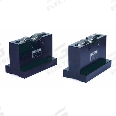 INSIZE Roller Bearing V-Block Set: Roller Bearing V-Block Set, Pr V-Block, ASME 0 - Cast Iron, Steel & Magnetic V-Blocks