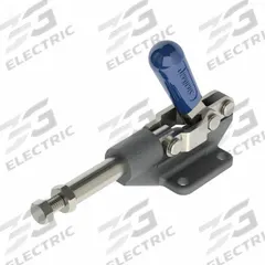 JERGENS Straight-Line Toggle Clamp: Flange Base Mounting, Std Vertical Handle, 1.26 in Plunger Ht (MPN 70048). Key specifications — attr668201: JERGENS.