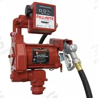 FILL-RITE Electric Drum Pump: 20 gpm Max. Flow Rate, 115 V AC, 1/3 hp HP, Cast Iron, Manual, Manual (MPN FR701). Key specifications — Meter Unit Of Measure: Gallons; Brand: FILL-RITE; Rated Voltage: 115 V AC; Discharge Hose Size: 3/4" x 12'; Nozzle Type: Manual.