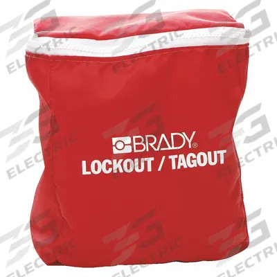 BRADY Lockout Pouch: No Padlocks - Portable Unfilled Lockout Kits