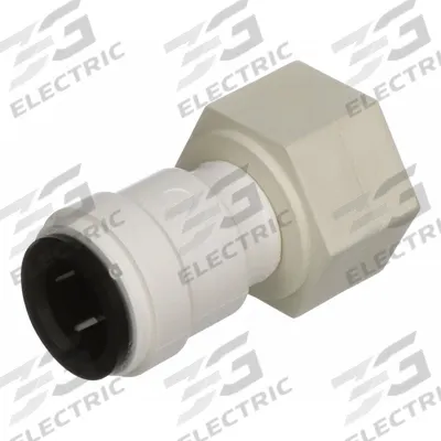 WATTS Push-Fit Fitting: 1/2 in OD x 3/4 in Pipe Size, Push-to-Connect x NPS, Polysulfone - Polysulfone Push-to-Connect Tube Fittings