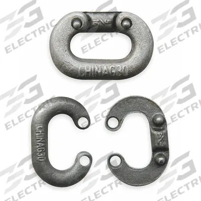 Dayton Connecting Link: Connecting Link, Steel, 1 1/2 in Overall Lg, 31/32 in Overall Wd - Connecting Links