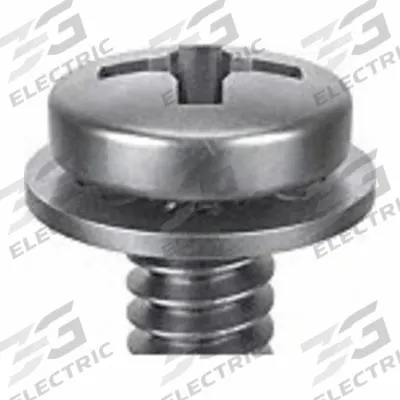 SEMS Screw: Internal Tooth, 1/4"-20 Thread Size, 3/8 in Lg, Stainless Steel - Machine Screws with Internal Tooth Lock Washers