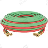 Twin Line Welding Hose: 3/16 in Hose Inside Dia., Green/Red, UNF x UNF, 50 ft Hose Lg, UNF x UNF (MPN 20027137). Key specifications — Hose Color: Red; Fitting Type: UNF x UNF; Brand: CONTINENTAL.