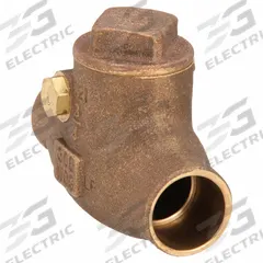 MILWAUKEE VALVE Low Lead Swing Check Valve: Swing, Inline Valve Body, 3/4 in Pipe Size, Bronze, Std (MPN UP1509-3/4). Key specifications — Brand: MILWAUKEE VALVE.