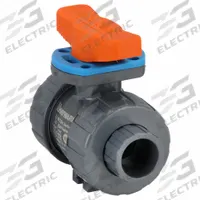 HAYWARD FLOW CONTROL Manual Two-Way Ball Valve: 3/4 in, PVC, Straight, 250 psi Max. Pressure (CWP) (MPN TBH1075ASTV0000). Key specifications — attr1008170: HAYWARD FLOW CONTROL; attr1017899: Locking Tee.