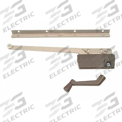 PRIME-LINE Window Operator: Crank, Handle Included, Right-Hand, Surface, Brown - Awning & Casement Window Operators & Handles