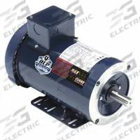 LEESON General Purpose Motor: C-Face/Rigid Base Mount, Totally Enclosed Fan Cooled, 1 1/2 hp (MPN 145TTFR16331). Key specifications — Brand: LEESON; Nameplate Voltage @ 60 Hz: 230/460V AC; Full Load Current @ 60 Hz: 4.6/2.3 A; Nameplate RPM @ 60 Hz: 1,755 RPM; Motor Enclosure: TEFC.