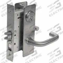 CORBIN RUSSWIN Door Lockset: Office Lever Locksets, Chrome, ADA Compliant (MPN ML2051 LWM 626). Key specifications — attr1024149: Not Ligature-Resistant; attr1011488: CORBIN RUSSWIN; attr1024446: F04; attr1011524: No Message; attr1011506: LWM Lever; attr1011485: Yes; attr1059461: Satin Chromium-Plated : Steel.