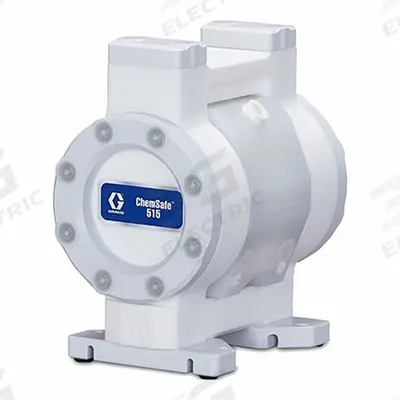 GRACO Air Operated Double Diaphragm Pump: PTFE, 1/2 in, NPT Connection, 16 gpm - High Purity AODD Pumps