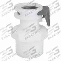 NEPHROS Quick-Connect Coupler: Plastic, 1 in Dia, 1 in Wd, 1 1/2 in Ht, 1 1/2 in Overall Lg (MPN 70-0903). Key specifications — Material: Plastic; Brand: NEPHROS; Includes: Quick Connect with Valve; Product Type: Quick-Connect with Valve; Compatible Product Type: Sinks.