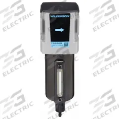 WILKERSON Compressed Air Filter: Particulate, 1/4 in NPT, 5 micron, 82 cfm, 250 psi Max Op Pressure (MPN F18-02-SL00B). Key specifications — attr110055: F18; attr110008: WILKERSON.