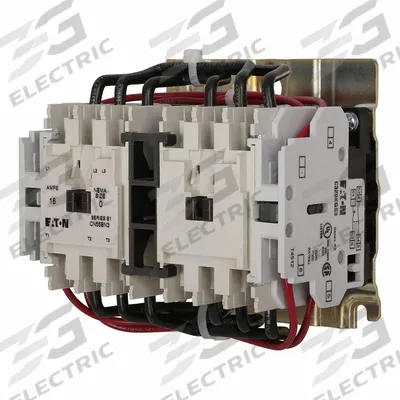 EATON Magnetic Contactor: Reversing, 3 Poles, NEMA Size 0, 18 A - Reversing NEMA Contactors