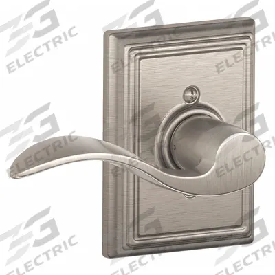 SCHLAGE Door Lockset: Dummy Lever Locksets, Nickel