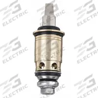 CHICAGO FAUCETS Cartridge: Use with Hot/Cold Water, Brass, Compression, (12) Cartridges, 12 PK (MPN 1-100XTBL12JKABNF). Key specifications — For Water Temperature: Hot/Cold; Compatible Brand: Chicago Faucets; Product Type: Cartridge; Includes: (12) Cartridges; Material: Brass.