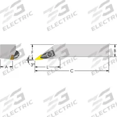 ULTRA-DEX USA Indexable Turning and Profiling Tool Holder: DVJNL 20-3D (MPN 974-000-015). Key specifications — attr257703: DVJNL 20-3D.