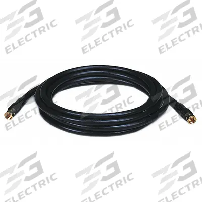 MONOPRICE Coaxial Cable: RG-6/UL, 18 AWG Conductor Gauge - RG-6/U Coaxial Cable with F-Type Connectors