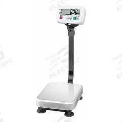 A&D WEIGHING Food Scale: 15 in Weighing Surface Dp, 11 3/4 in Weighing Surface Wd, LCD, SE-30KAM. Key specifications — Connection Ports: USB; Readability: 0.01 lb/0.005 kg; Brand: A&D WEIGHING; IP Rating: IP68.