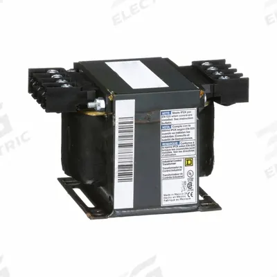 SCHNEIDER Control Transformer: 600V AC, 120V AC, Plate, 250 VA - Finger-Safe, Open Core Control Transformers