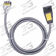 LITHONIA LIGHTING 2-Port Cable: 25 ft Lg, 7/16 in Wd, 2 1/4 in Ht, For Open Ceiling Lighting Systems (MPN OC2 277-12/3G 25 M4). Key specifications — Includes: Power Feed Wires; Accessory Type: Modular Wiring; For Use With: Open Ceiling Lighting Systems; Brand: LITHONIA LIGHTING.