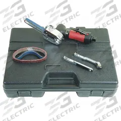 CHICAGO PNEUMATIC Air Belt Sander Kit: 1/2 in Belt Wd, 12 in Belt Lg, Pivoting Arm, Light Duty, NPT (MPN CP5080-3260D12K). Key specifications — attr1320306: CHICAGO PNEUMATIC.