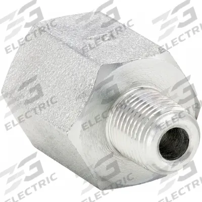 PARKER Metal Pipe Straight: Straight, Steel, 1/8 in x 1/4 in - Hydraulic Threaded Extreme-Pressure Pipe Fittings