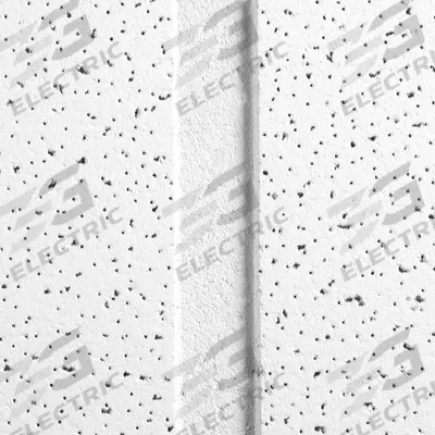 ARMSTRONG Ceiling Tile: 1861B, Fine Fissured, 24 in x 48 in, Angled Tegular, 0.55 NRC - General Purpose Tiles