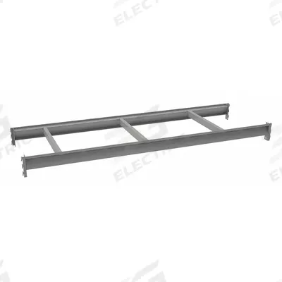 TENNSCO Bulk Storage Deck Level: 72 in x 24 in x 3 5/8 in, 14 ga Beams - Open Deck Bulk Rack Shelf Kits