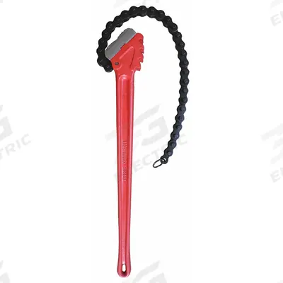WESTWARD Chain Wrench: Natural, For 7 1/2 in Outside Dia, 29 1/2 in Chain Lg - Double End Chain Wrenches