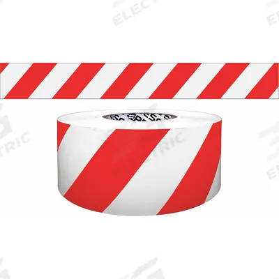 APPROVED VENDOR Barricade Tape: 200 ft Lg, 3 in Wd, No Legend Legend, Polyethylene - Pattern Barrier Tape