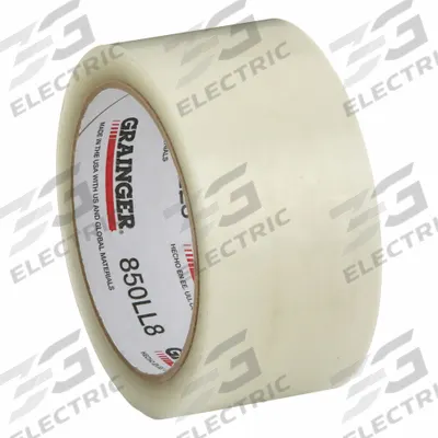 GRAINGER Packaging Tape: 2.2 mil Tape Thick, 2 in x 55 yd, MD - Medium-Duty Hot Melt Tape