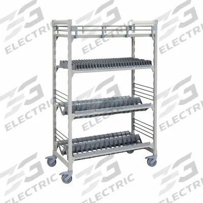 CAMBRO Shelving: 1 Shelves, 45 Slots, 24 in Dp, 75 1/4 in Ht, 48 in Wd - Furnishings, Appliances and Hospitality