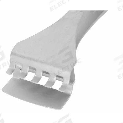 EXCELTA Tweezers: Stainless Steel, Flat, Straight Tip - Wafer-Handling Tweezers