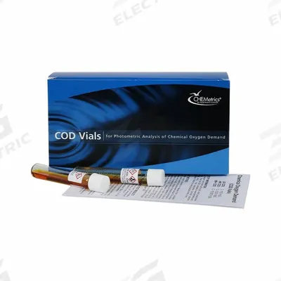 CHEMETRICS Water Quality Test Kit: Chemical Oxygen Demand, 0 to 1,500 ppm, 24 Tests - Water Quality Test Kits