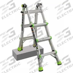 LOUISVILLE LADDER Multipurpose Ladder: 6 Configurations, Aluminum, 300 lb Load Capacity, 24 lb Wt (MPN L-2099-14). Key specifications — Brand: LOUISVILLE LADDER.