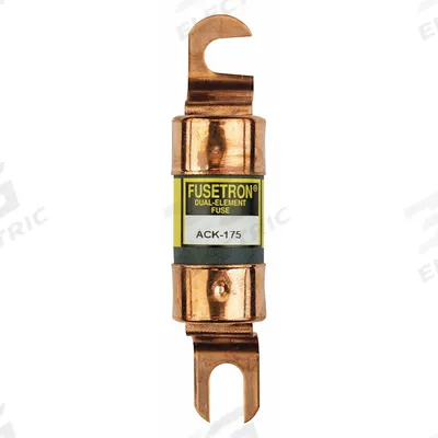 BUSSMANN Forklift Limiter Fuse: ACK Series, Bolt-On, Flat, Gen Purpose, 175 A, 72 V DC - Time-Delay Bolt-On Fuses