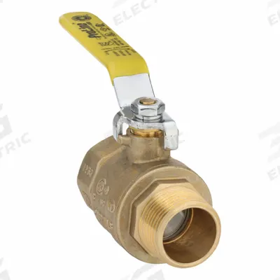 APPROVED VENDOR Manual Two-Way Ball Valve: 1 in, Brass, Straight, MIP x FIP - Brass Ball Valves