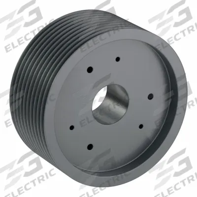APPROVED VENDOR V-Belt Pulley: 5V1600, 10 Groove, 16 in OD, Bushed Bore - Bushed-Bore Cast-Iron Wedge V-Belt Pulleys