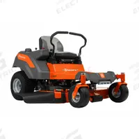 HUSQVARNA Gas-Powered Riding Lawn Mower: Riding, Yard up to 10 acre, Rear-Wheel Drive, 726 cc (MPN Z242F). Key specifications — Brand: HUSQVARNA; Engine Cycle: 4-Cycle; Deck Material: Steel.