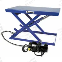 BISHAMON Scissor Lift Table: Electric, 550 lb Load Capacity, 30 in Max Lifting Ht, 40 in Platform Lg (MPN LX-25L). Key specifications — attr925632: BISHAMON; attr925651: 115V AC; attr925643: Hydraulic.