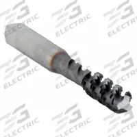 CLEVELAND Spiral Flute Tap: M5x0.8 Metric, D4 / 6H, 3 Flute, Bottoming Chamfer (MPN C58907)