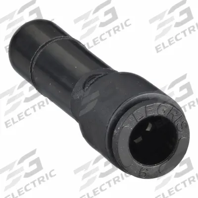 LEGRIS Push-Fit Adapter Fitting: 6 mm OD x 8 mm OD Size, Push-to-Connect x Push-to-Connect - Nylon & Nickel-Plated Brass Tube Fittings