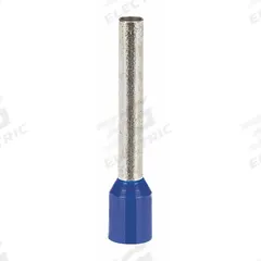PANDUIT Wire Ferrule: 14 AWG Max Wire Size, Holds 1 Wire, Blue, Polypropylene, 0.1 in Ferrule Dia (MPN FSD80-18-D). Key specifications — Brand: PANDUIT.