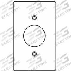 HUBBELL KILLARK Weatherproof Cover: Copper-Free Aluminum, FD/FS, Round Receptacles, 1 Gangs, 3R (MPN 1FRC). Key specifications — Brand: HUBBELL KILLARK; Color: Gray; Compatible with Product Type: Round Receptacles; Compatible with Series: FS; Mounting Orientation: Horizontal or Vertical.