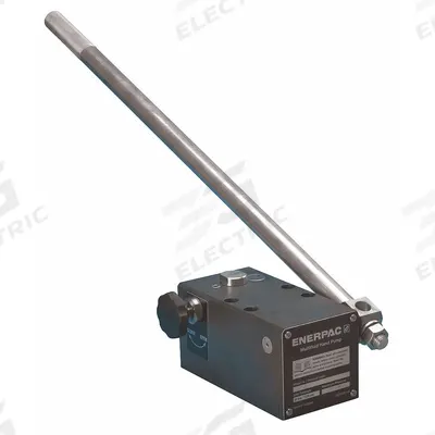 ENERPAC Hydraulic Hand Pump: 2 Stages, Single Acting - High-Pressure Hand Pumps for Multiple Fluids