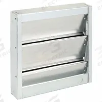 11.75"H-W 4.5"L Alu Univ Backdraft Dampr: For 12 in Fan, For 12 in Nominal Duct Dia, Single Panel (MPN 2FTX4). Key specifications — Airflow Direction: Vertical; Blade Type: Flat Blade; Brand: DAYTON; Maximum Air Velocity: 2000 fpm; Mounting Position: Horizontal.